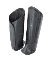 Perneira de Couro Sintético 3 talas Velcro